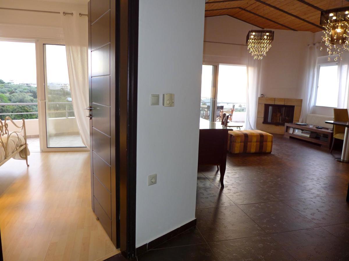 Wide-View & Quiet Apartment Chania 하니아 외부 사진