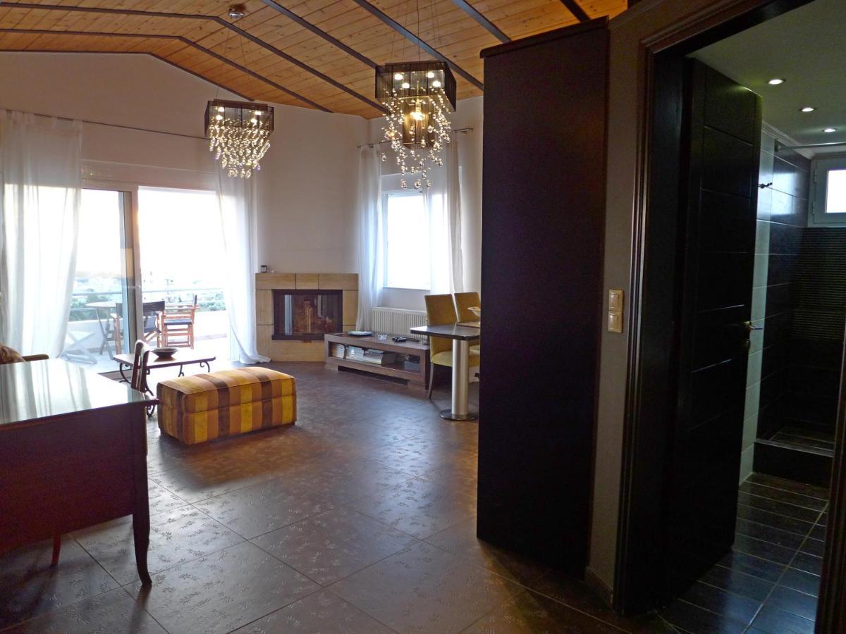 Wide-View & Quiet Apartment Chania 하니아 외부 사진