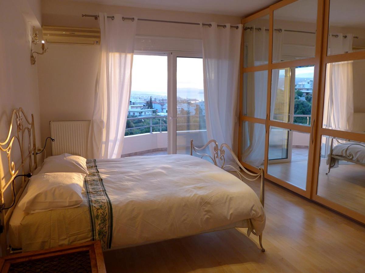 Wide-View & Quiet Apartment Chania 하니아 외부 사진