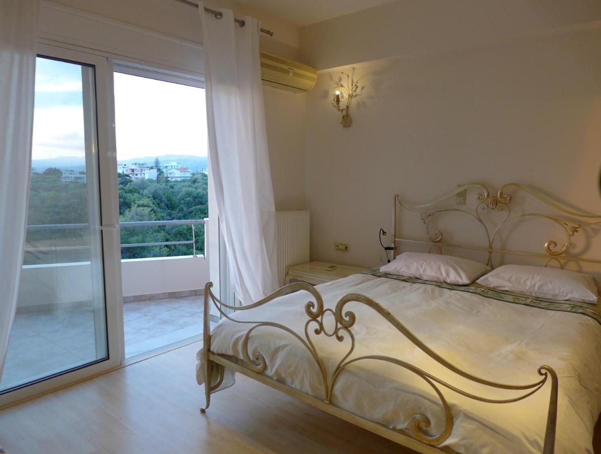 Wide-View & Quiet Apartment Chania 하니아 외부 사진